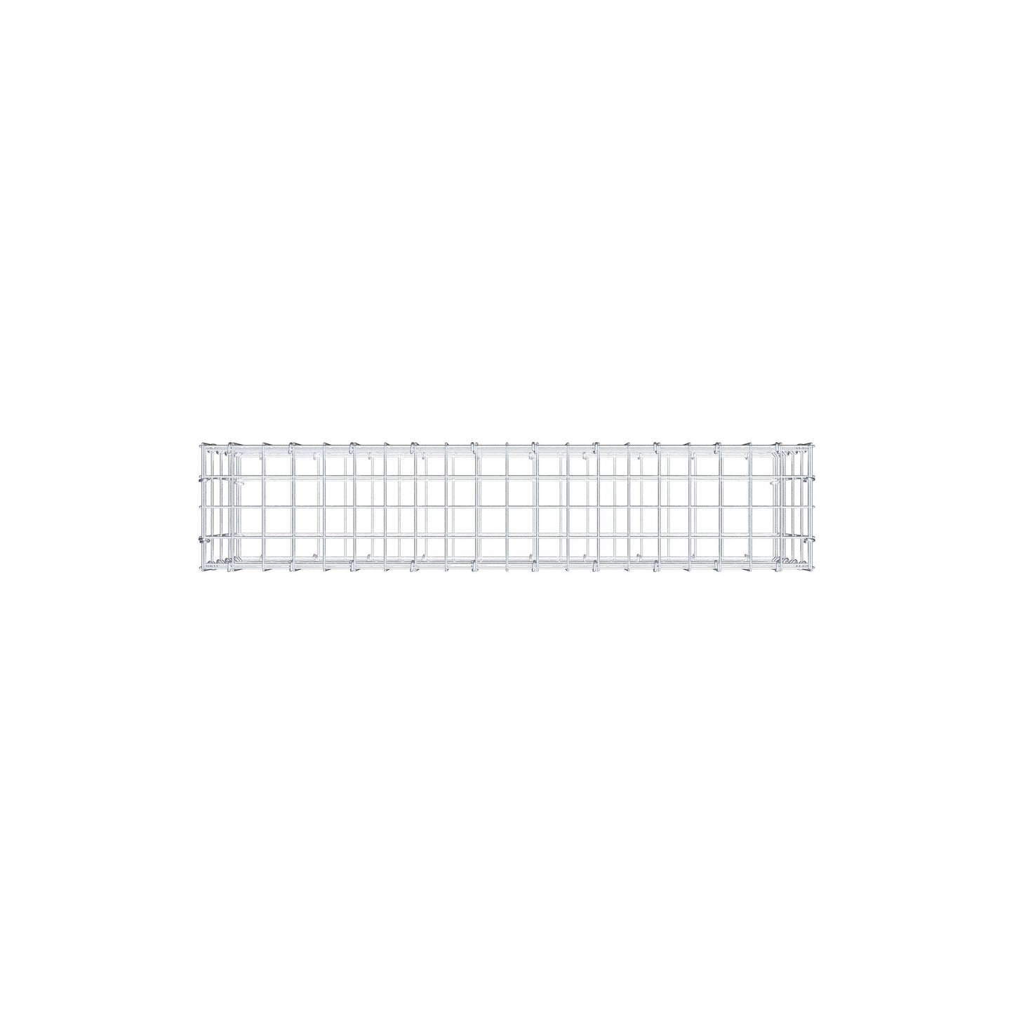 Schanskorf 100 cm x 40 cm x 20 cm (L x H x D), maaswijdte 5 cm x 10 cm, C-ring