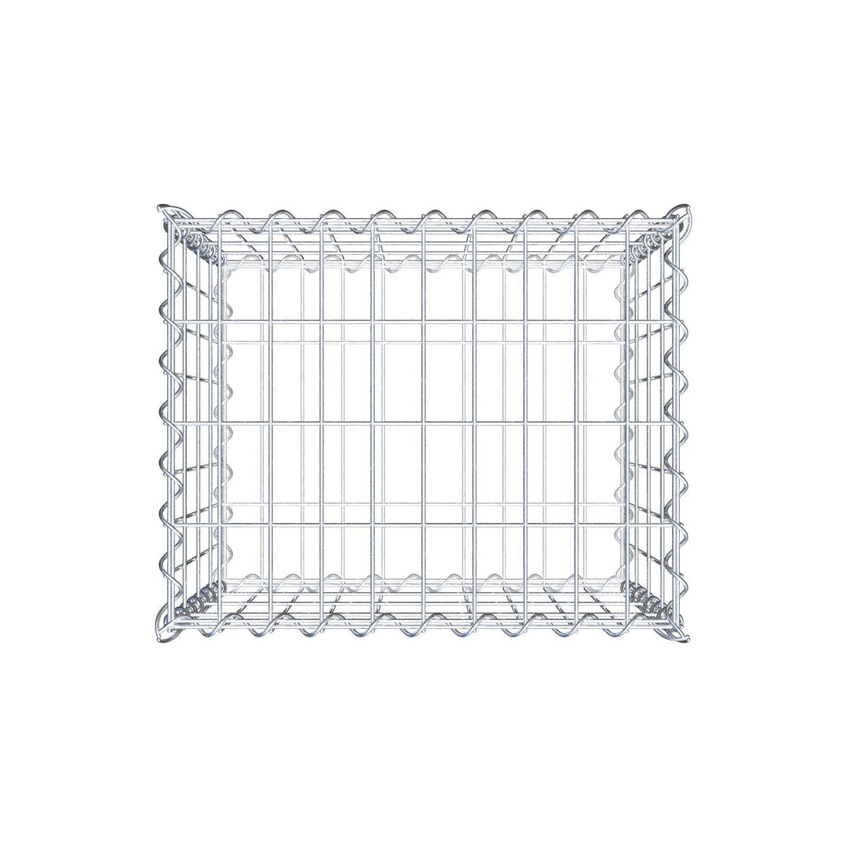 Gabion 50 cm x 40 cm x 40 cm (L x H x D), mesh size 5 cm x 10 cm, spiral