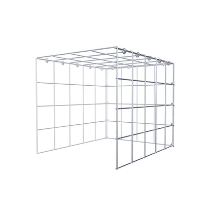 Fourche rapportée type 4 50 cm x 40 cm x 40 cm (L x H x P), mailles 10 cm x 10 cm, anneau C