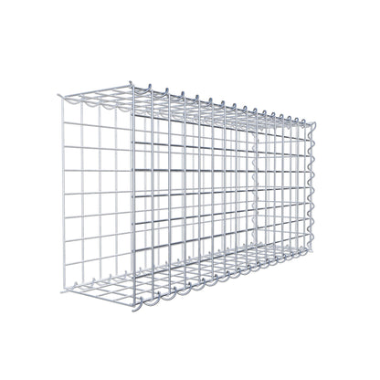 Add-on schanskorf type 2 80 cm x 40 cm x 20 cm (L x H x D), maaswijdte 5 cm x 5 cm, spiraalvormig