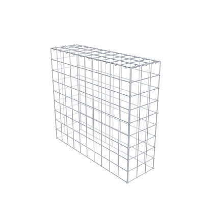 Anbaugabione Typ 3 100 cm x 90 cm x 30 cm (L x H x T), Maschenweite 10 cm x 10 cm, C-Ring