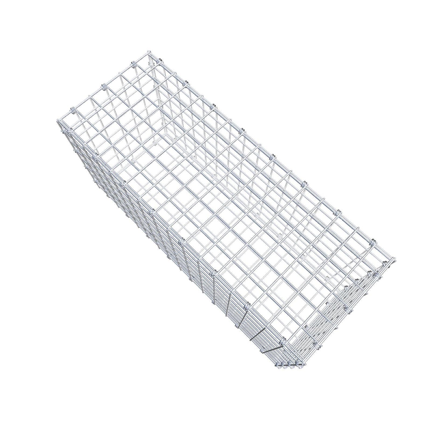 Gabione 80 cm x 40 cm x 30 cm (L x H x T), Maschenweite 5 x 5 cm, Spiralring