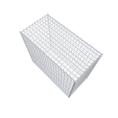 Gabion 100 cm x 90 cm x 50 cm (L x H x P), mailles 5 cm x 5 cm, spirale