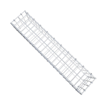 Gabion 100 cm x 20 cm x 20 cm (L x H x D), maskstorlek 5 x 10 cm, spiralring