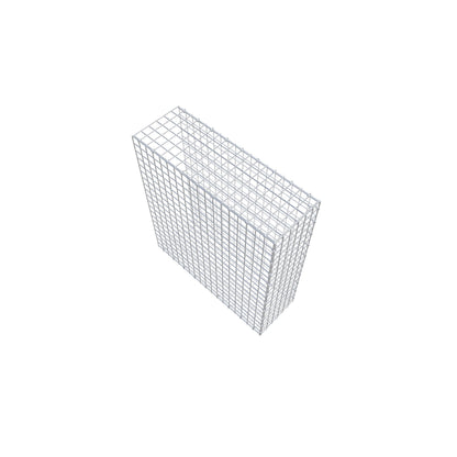 Monterad gabion typ 2 100 cm x 90 cm x 30 cm (L x H x D), maskstorlek 5 cm x 5 cm, C-ring