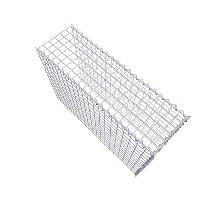 Gavión adulto tipo 4 100 cm x 70 cm x 30 cm (largo x alto x profundidad), tamaño de malla 5 cm x 5 cm, espiral