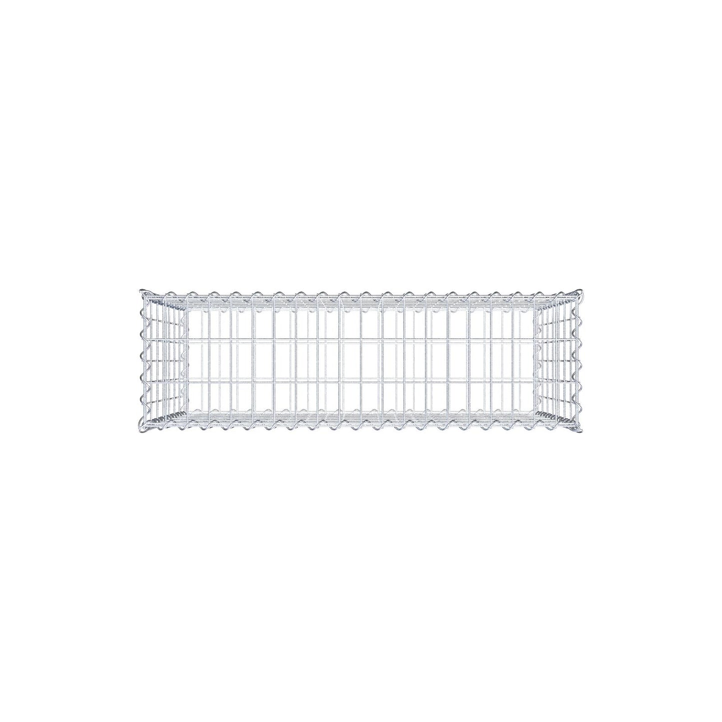 Gabion 100 cm x 70 cm x 30 cm (L x H x D), mesh size 5 cm x 10 cm, spiral