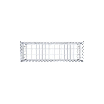 Gabion 100 cm x 70 cm x 30 cm (L x H x D), mesh size 5 cm x 10 cm, spiral