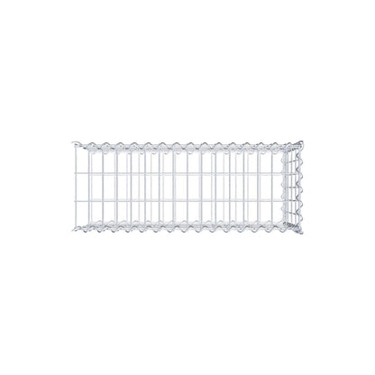 Gabbione aggiuntivo tipo 2 80 cm x 40 cm x 30 cm (L x A x P), maglia 5 cm x 10 cm, spirale
