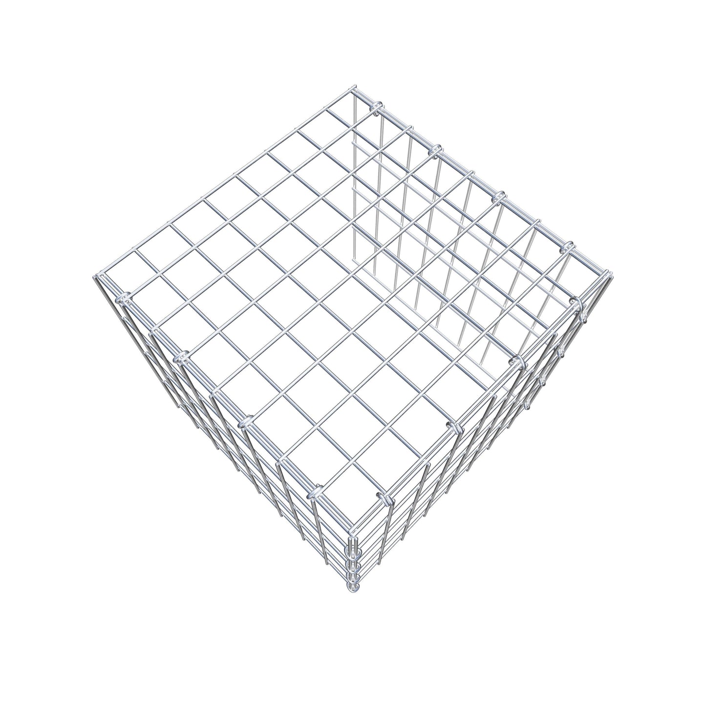 Add-on schanskorf type 4 40 cm x 40 cm x 40 cm (L x H x D), maaswijdte 5 cm x 10 cm, C-ring