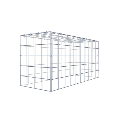 Gavión complementario de tipo 3 100 cm x 50 cm x 40 cm (L x A x P), malla 10 cm x 10 cm, anillo en C