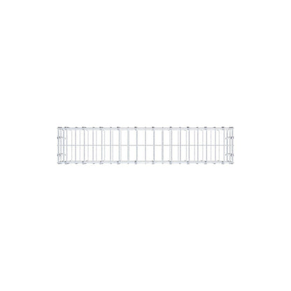 Gabion 100 cm x 20 cm x 20 cm (L x H x D), maskstorlek 5 x 10 cm, spiralring