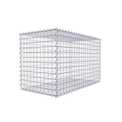 Gabione 100 cm x 60 cm x 50 cm (L x H x T), Maschenweite 5 cm x 5 cm, Spirale