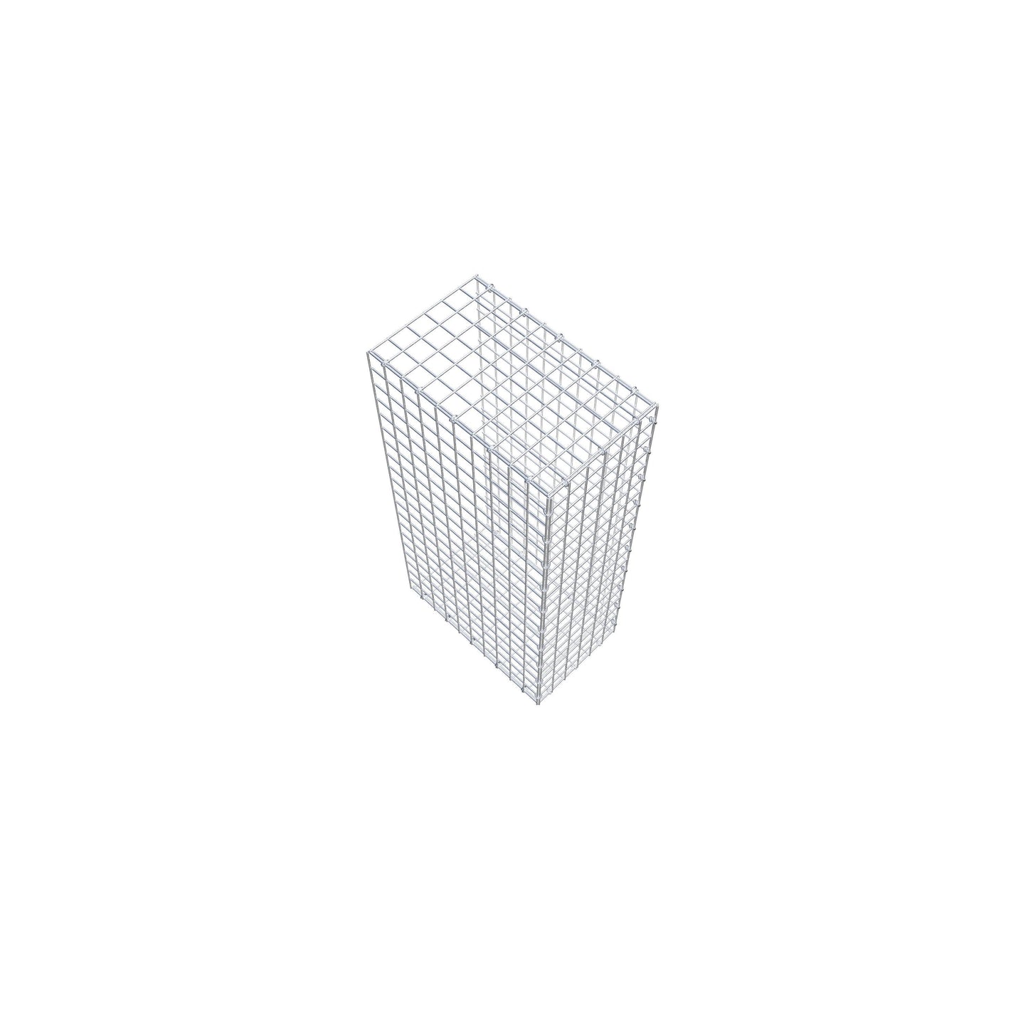 Gavión acoplable tipo 2 100 cm x 50 cm x 30 cm (L x A x P), malla 5 cm x 5 cm, anillo en C