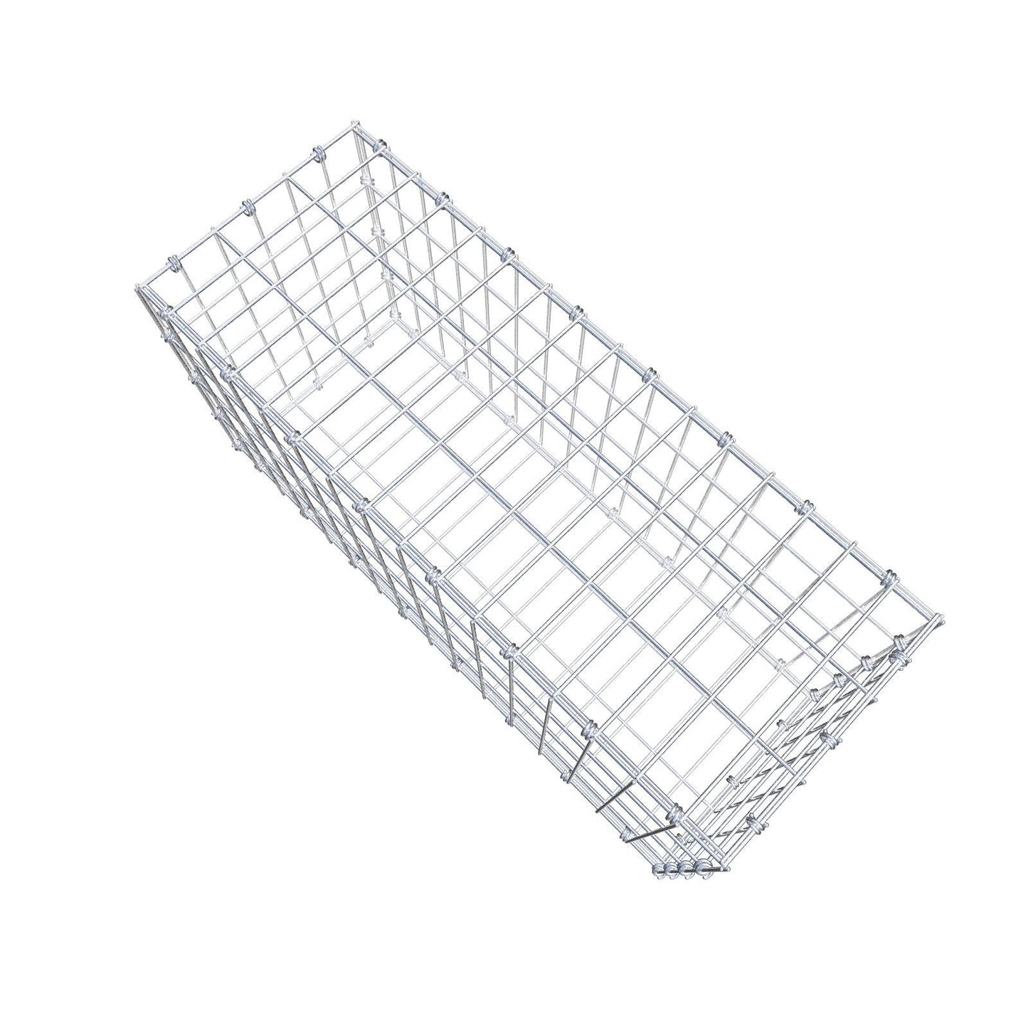 Gabion 80 cm x 40 cm x 30 cm (L x H x D), mesh size 5 x 10 cm, spiral ring