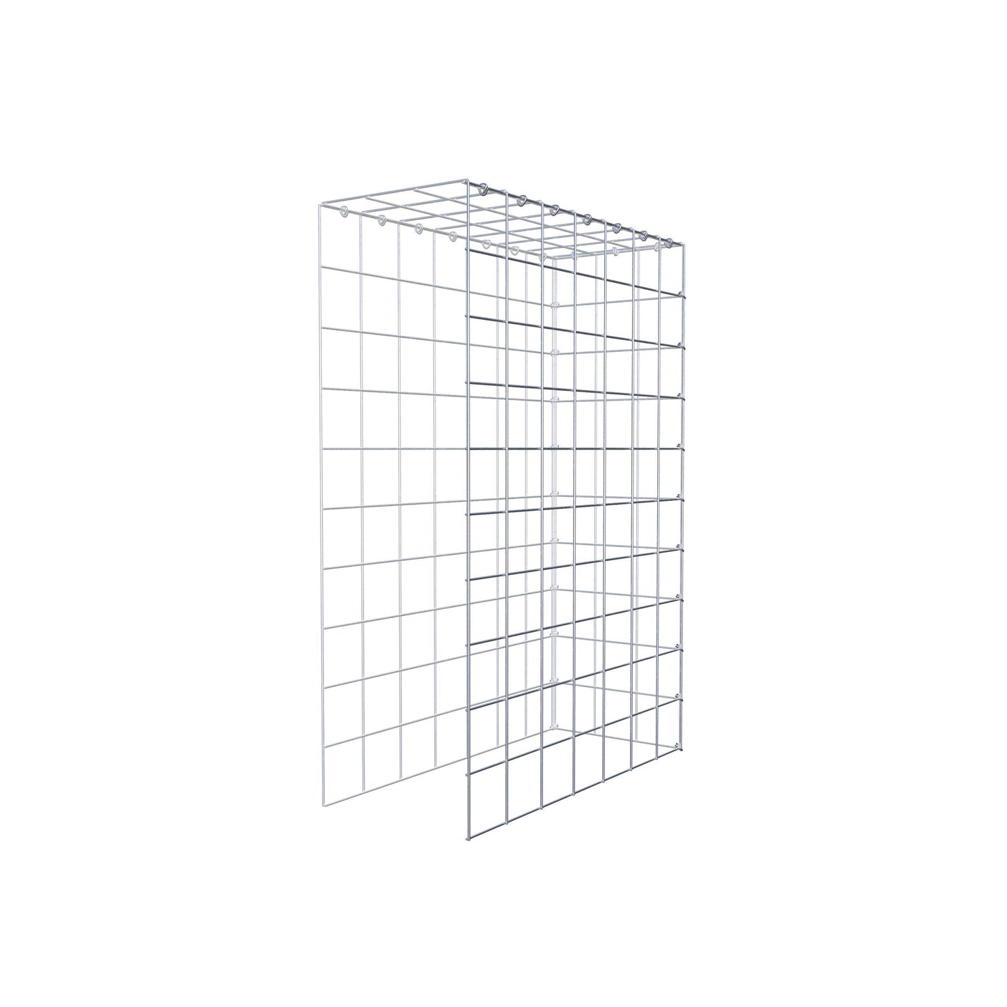 Fourche rapportée type 4 100 cm x 70 cm x 30 cm (L x H x P), mailles 10 cm x 10 cm, anneau C