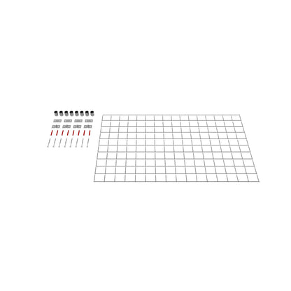 Decorative trellis / trellis (including mounting material) mesh size 5 x 5 cm