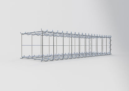 Extra gabion typ 2 100 cm x 20 cm x 30 cm (L x H x D), maskstorlek 10 cm x 10 cm, spiral