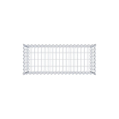 Gabion 100 cm x 50 cm x 40 cm (L x H x P), mailles 5 cm x 10 cm, spirale