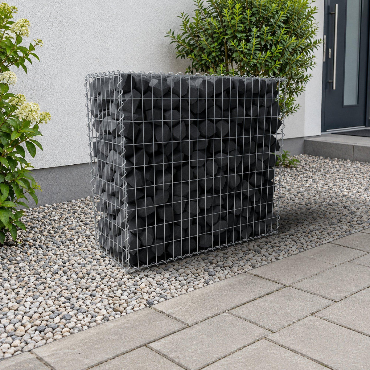 Gabion 100 cm x 90 cm x 40 cm (L x H x P), mailles 5 cm x 10 cm, spirale