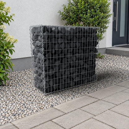 Gabion 100 cm x 90 cm x 40 cm (L x H x P), mailles 5 cm x 10 cm, spirale