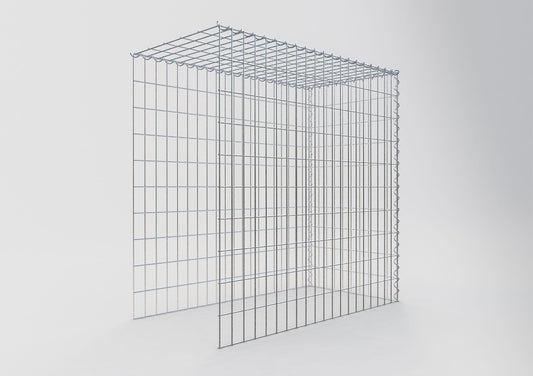 Gavión complementario tipo 4 100 cm x 100 cm x 50 cm (L x A x P), malla 5 cm x 10 cm, espiral