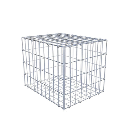 Gabbione 50 cm x 40 cm x 40 cm (L x H x P), maglia 5 cm x 10 cm, anello a C