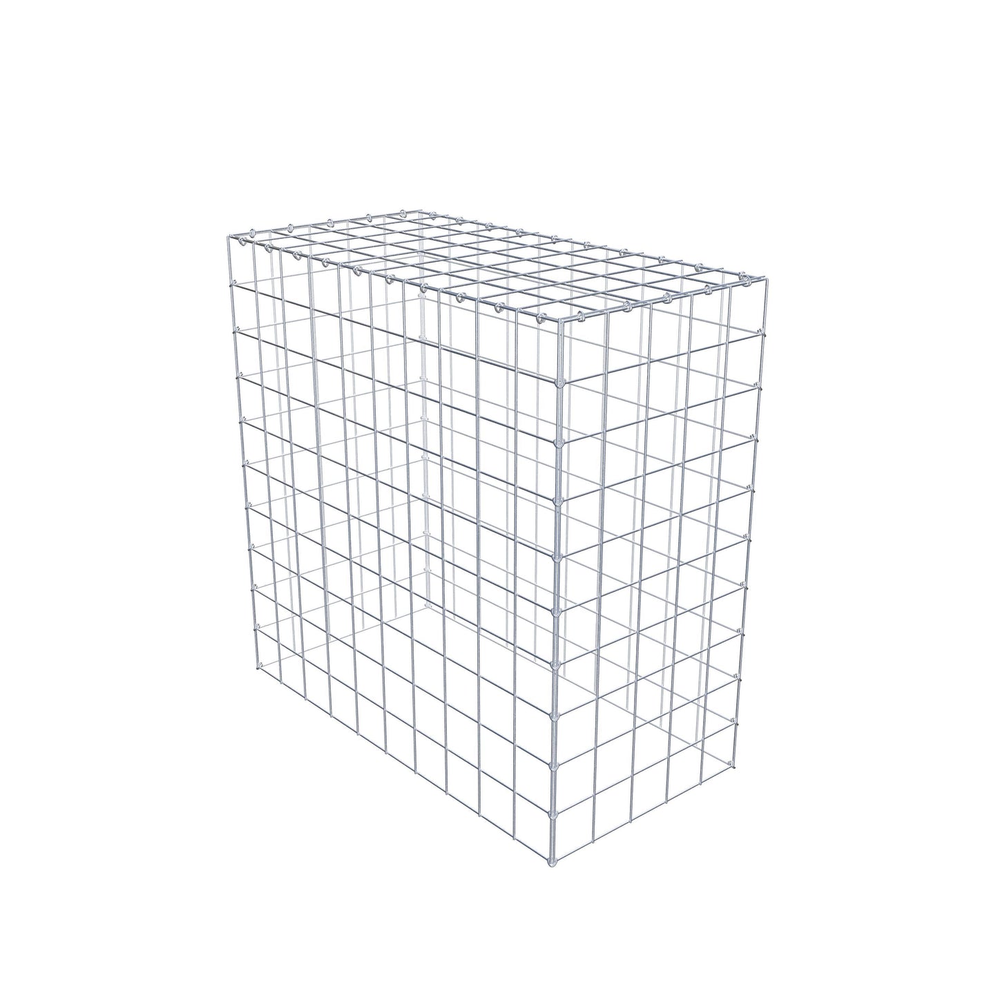Anbaugabione Typ 3 100 cm x 100 cm x 50 cm (L x H x T), Maschenweite 10 cm x 10 cm, C-Ring