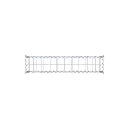 Gabion 100 cm x 30 cm x 20 cm (L x H x P), mailles 10 cm x 10 cm, spirale
