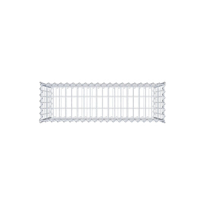 Gabion 100 cm x 60 cm x 30 cm (L x H x D), mesh size 5 cm x 10 cm, spiral