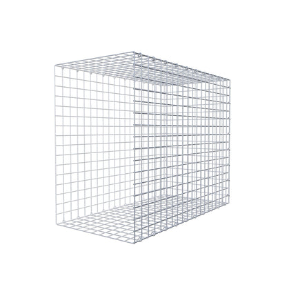 Monteret gabion type 2 100 cm x 80 cm x 50 cm (L x H x D), maskestørrelse 5 cm x 5 cm, C-ring