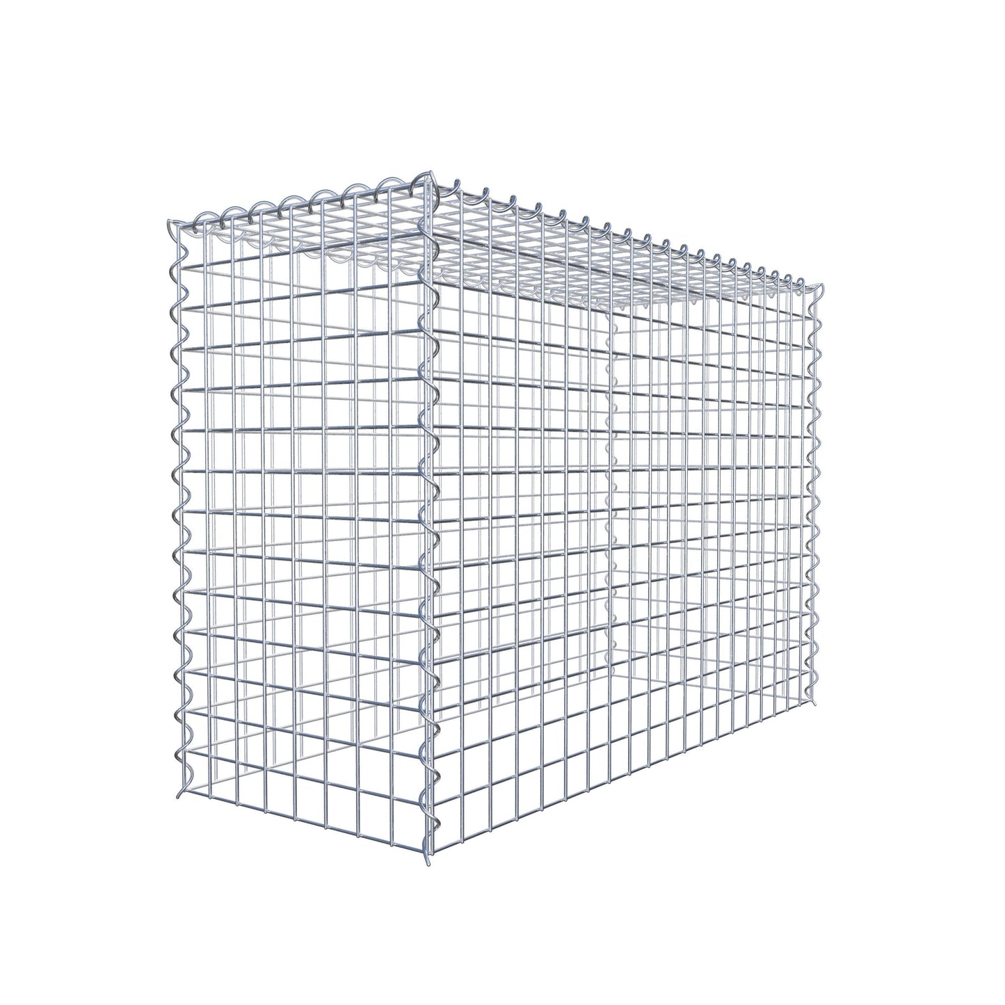 Grown-on gabion type 3 100 cm x 70 cm x 40 cm (L x H x D), mesh size 5 cm x 5 cm, spiral
