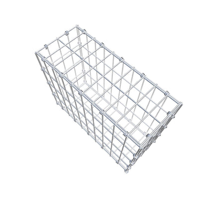 Gabione 50 cm x 40 cm x 20 cm (L x H x T), Maschenweite 5 x 10 cm, Spiralring