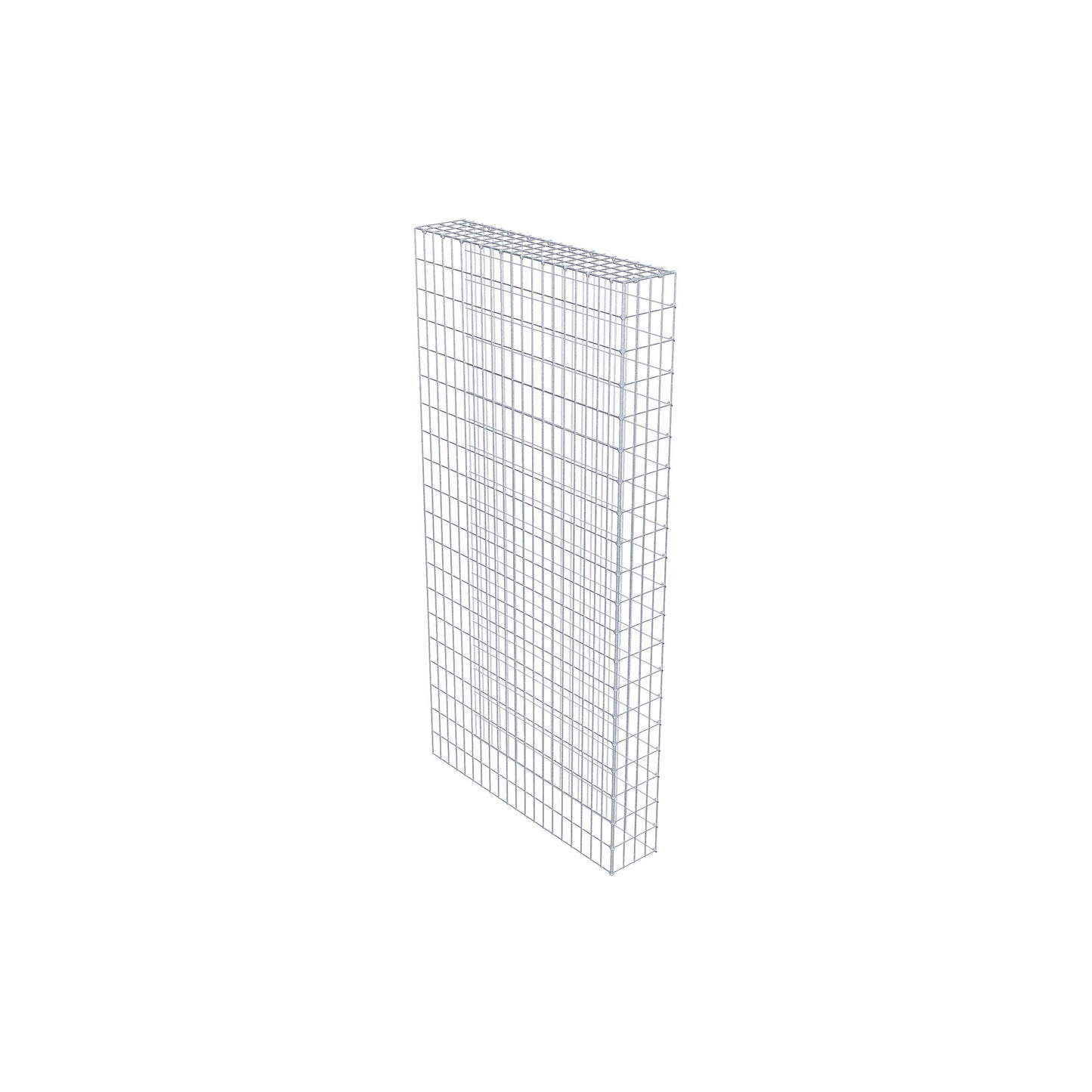 Opbouw schanskorf type 4 200 cm x 100 cm x 20 cm (L x H x D), maaswijdte 5 cm x 10 cm, C-ring
