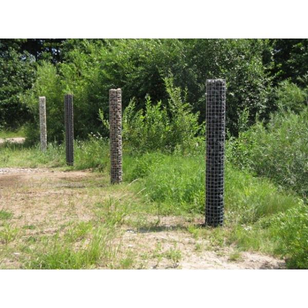 Gabion column 32 x 32 cm MW 5 x 5 cm square